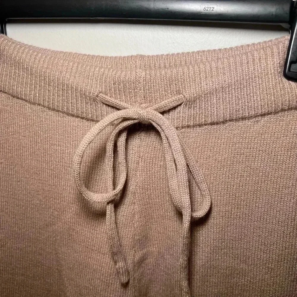 Kittenish Lazy Days Sweater Joggers Camel Beige Large casual
